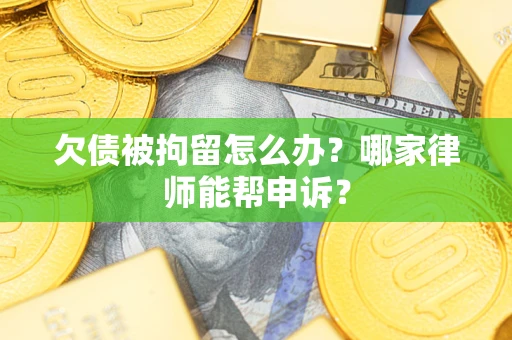 北京欠债被拘留怎么办？哪家律师能帮申诉？